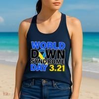 World Down Syndrome Day 3.12 Women's Tank Top thumb 2