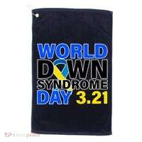 World Down Syndrome Day 3.12 Golf Towel thumb 0