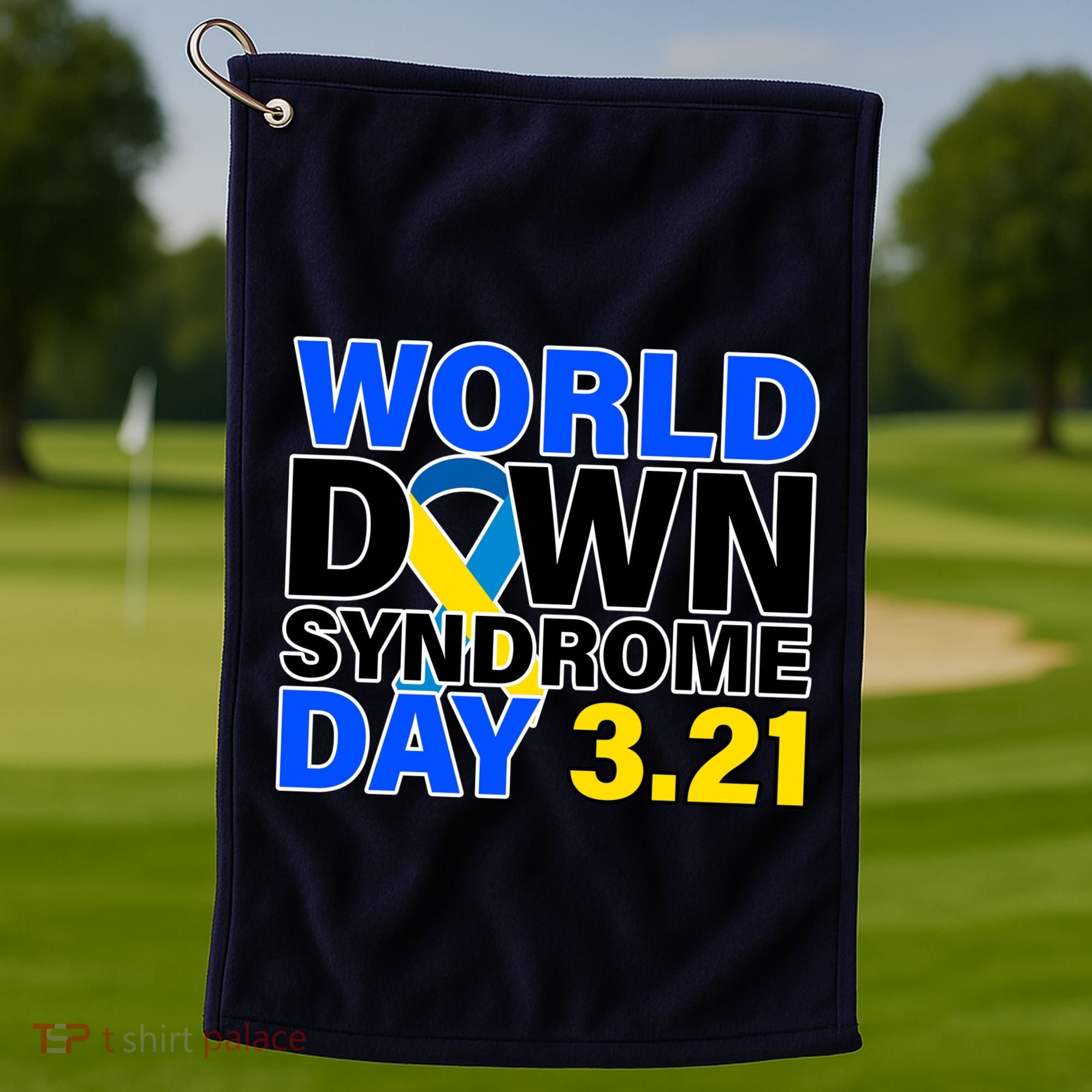 World Down Syndrome Day 3.12 Golf Towel
