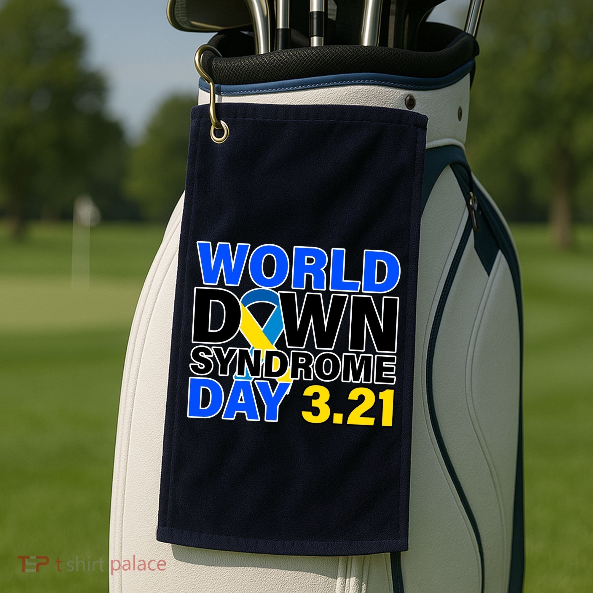 World Down Syndrome Day 3.12 Golf Towel