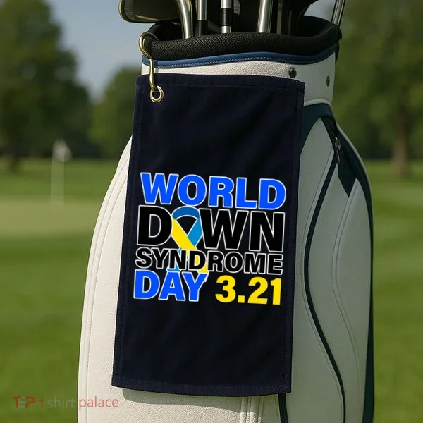 World Down Syndrome Day 3.12 Golf Towel