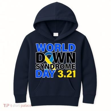 World Down Syndrome Day 3.12 Kids Hoodie