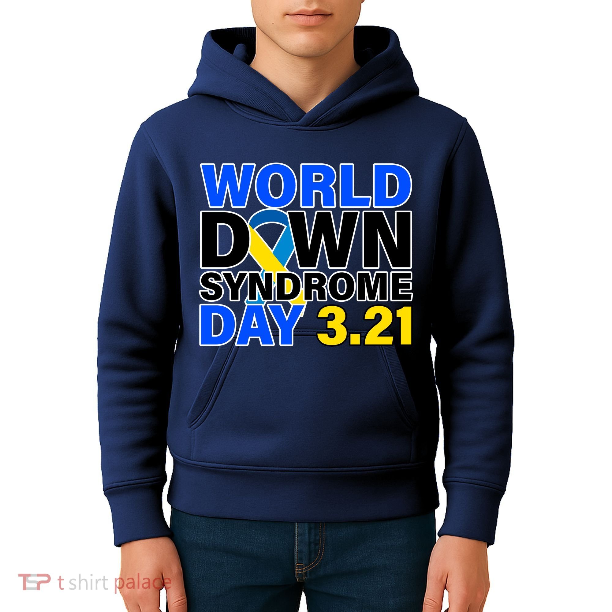 World Down Syndrome Day 3.12 Kids Hoodie