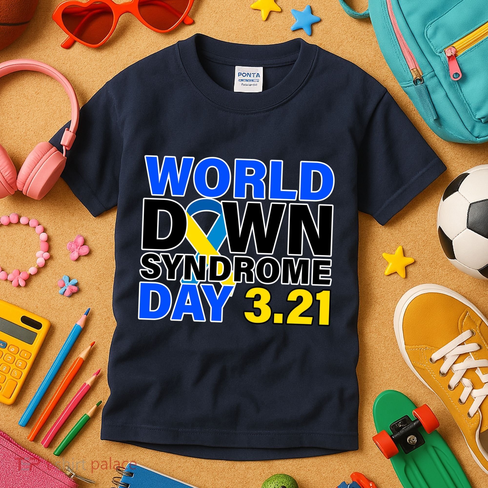 World Down Syndrome Day 3.12 Kids T-Shirt