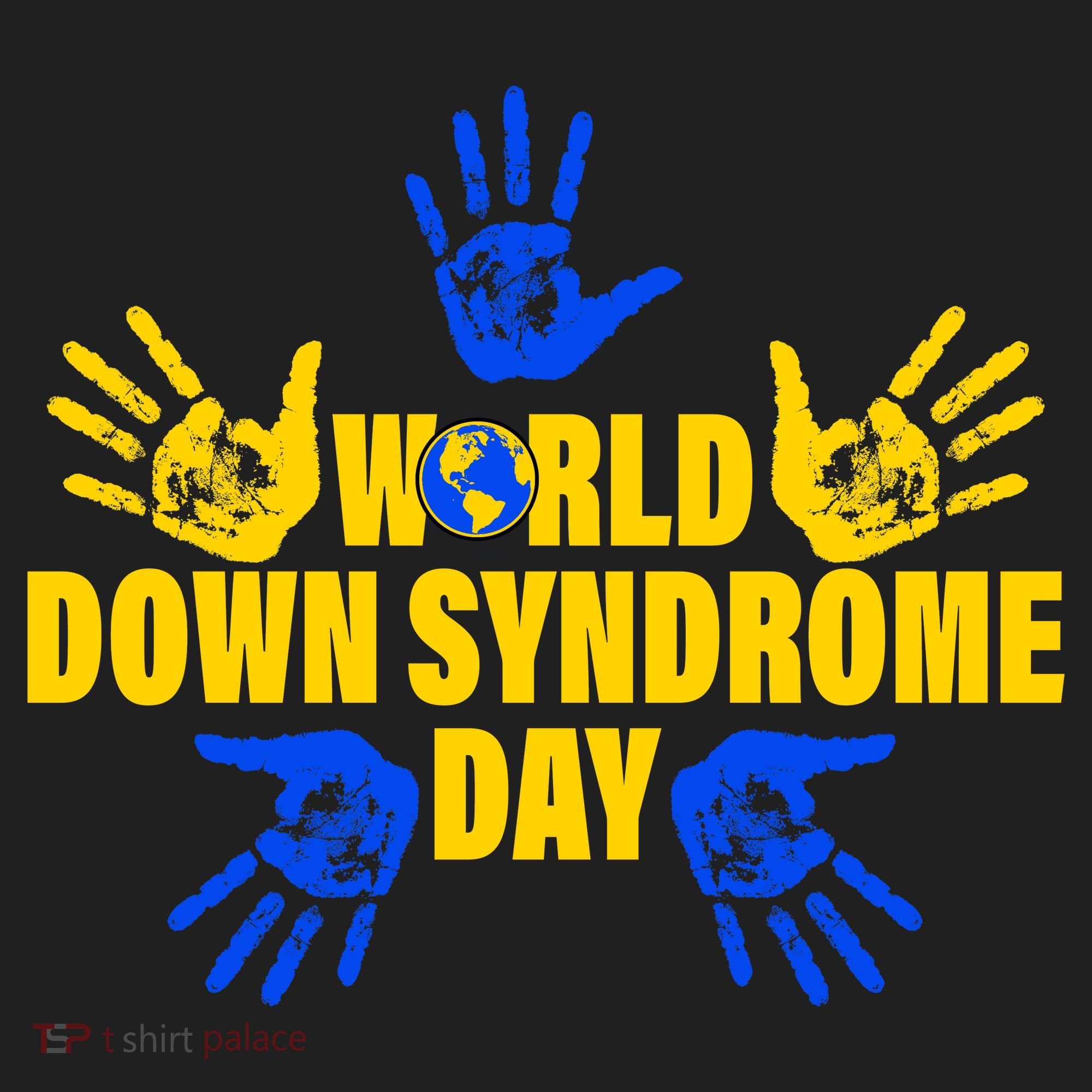 World Down Syndrome Day Hand Print Women's Sweatshirt