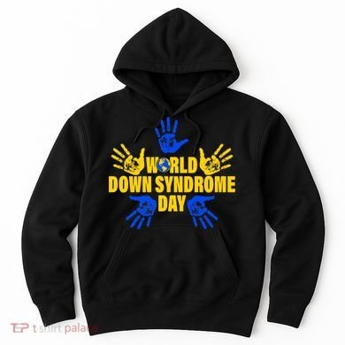 World Down Syndrome Day Hand Print Hoodie