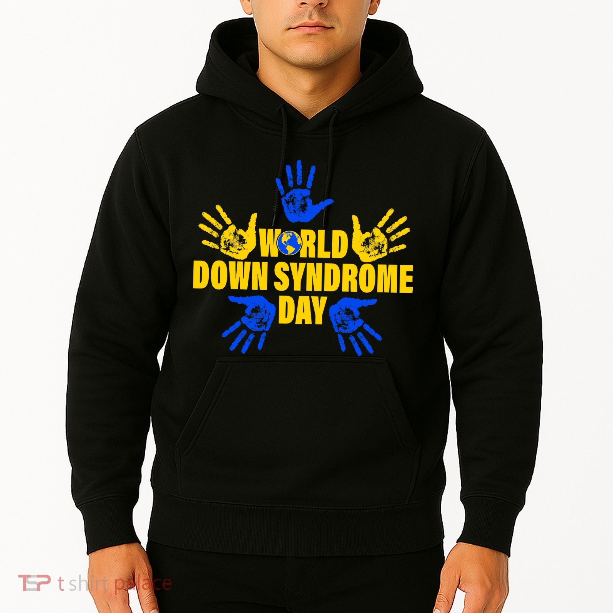 World Down Syndrome Day Hand Print Hoodie