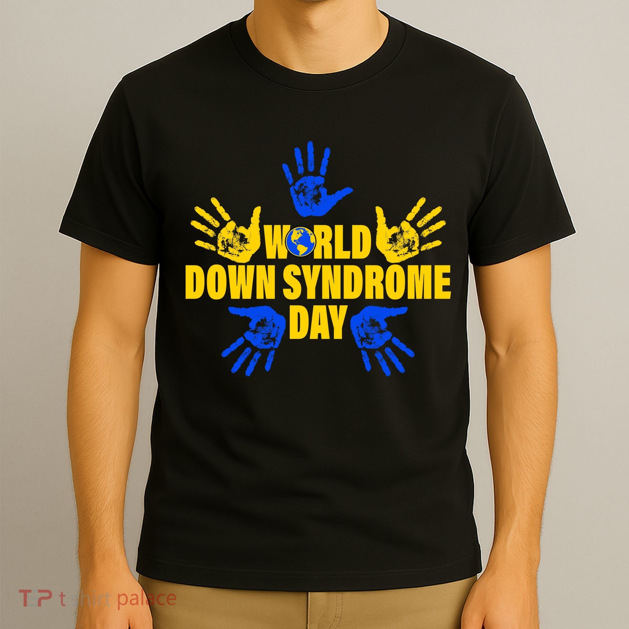 World Down Syndrome Day Hand Print T-Shirt