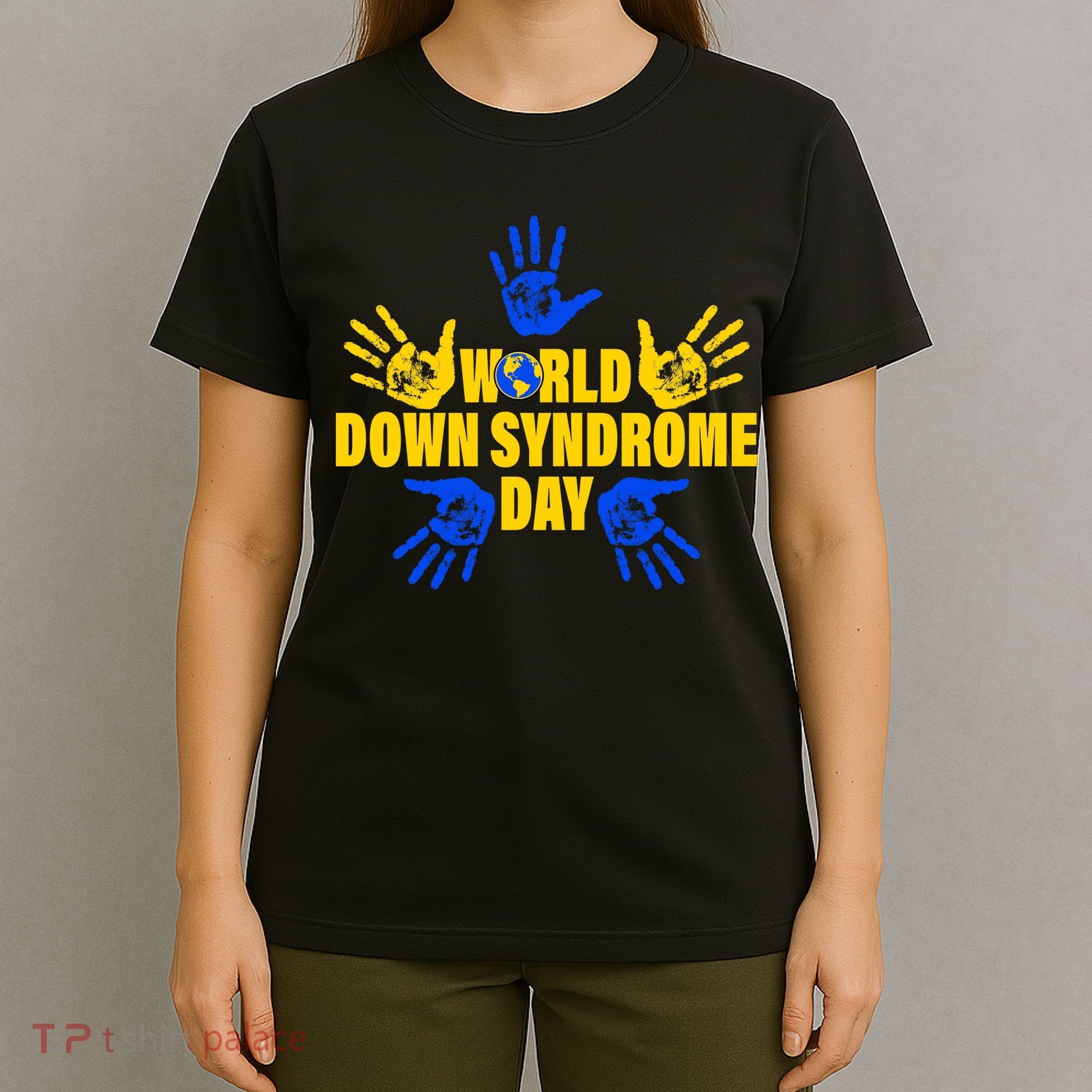 World Down Syndrome Day Hand Print T-Shirt