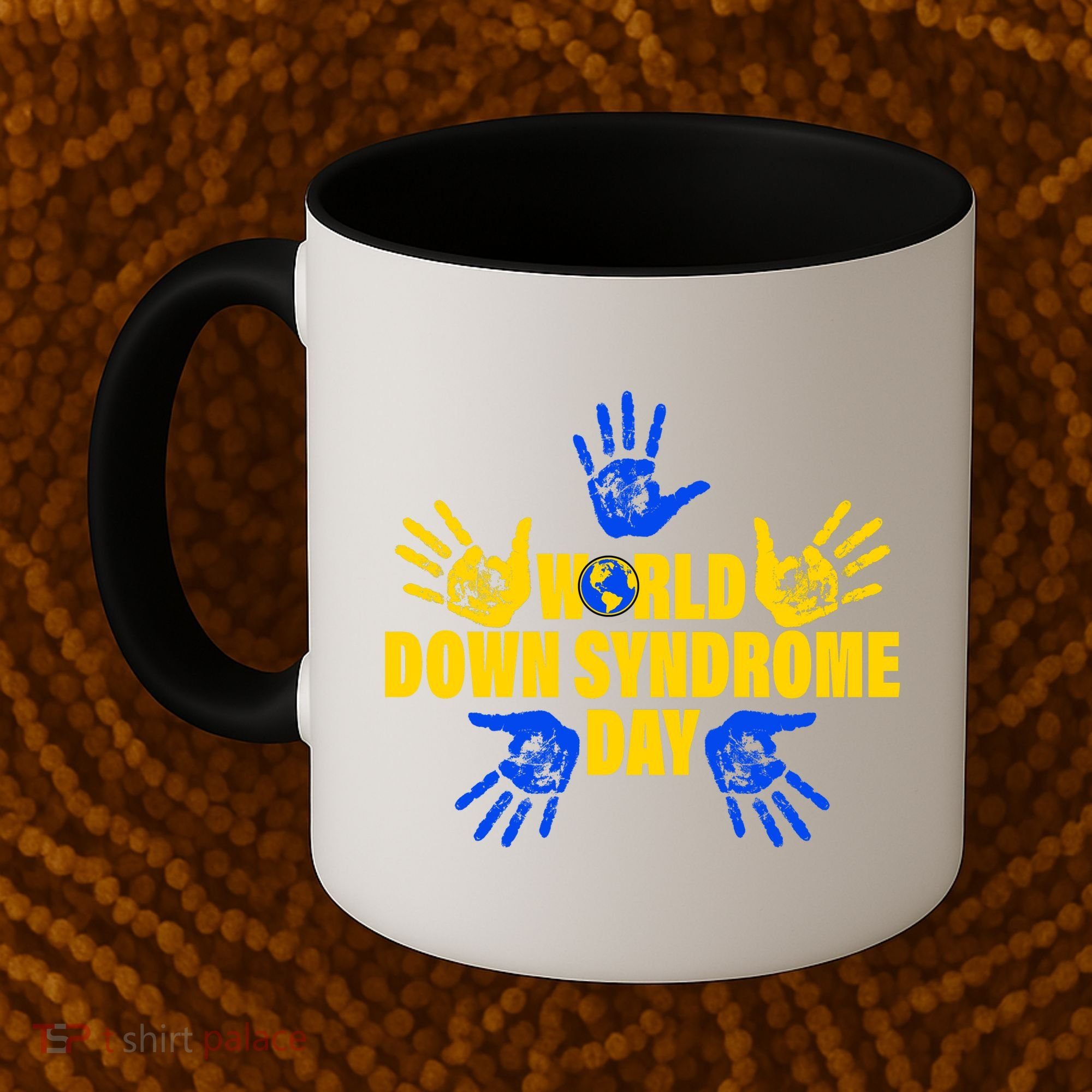 World Down Syndrome Day Hand Print Coffee Mug