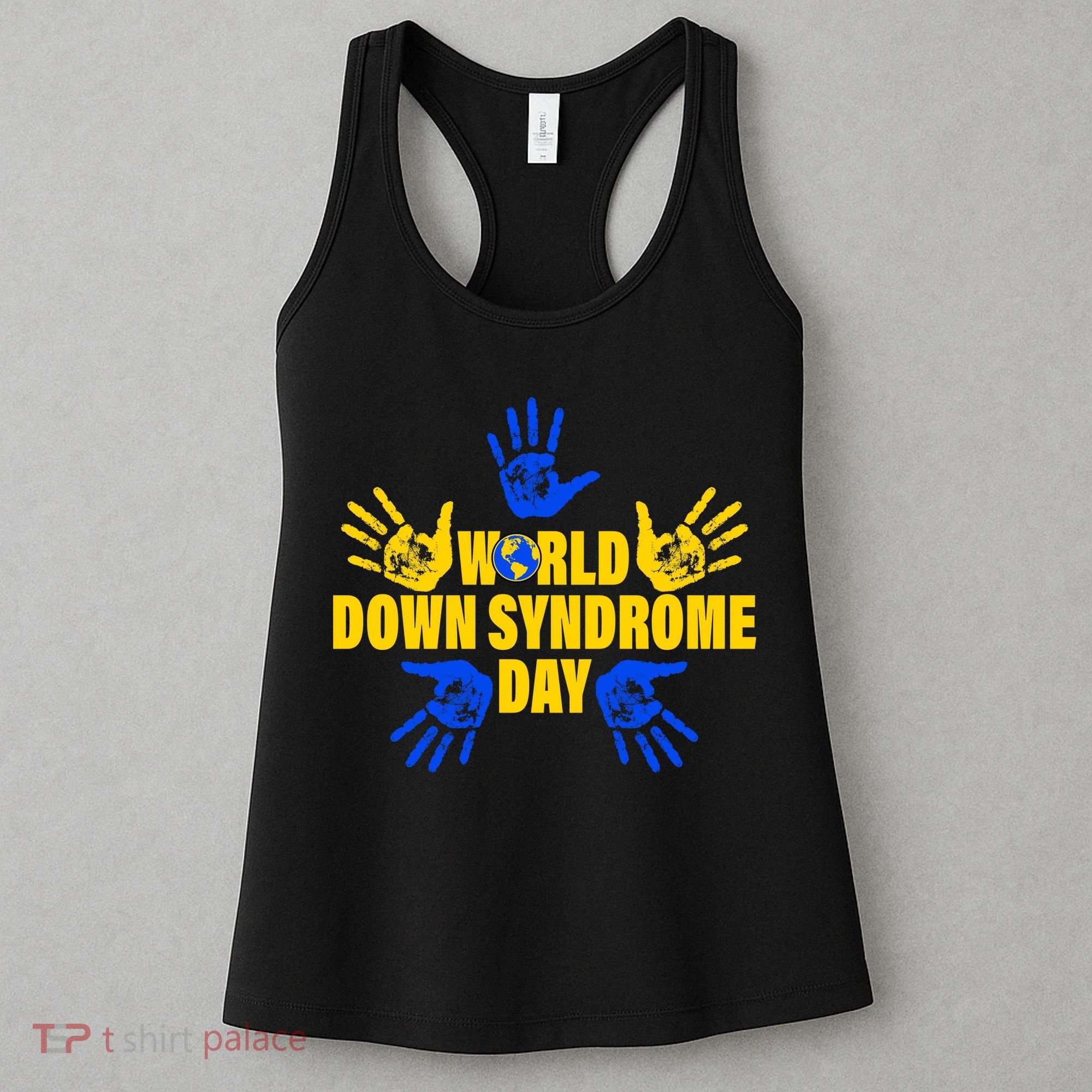 World Down Syndrome Day Hand Print Women's Tank Top