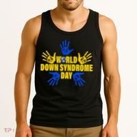 World Down Syndrome Day Hand Print Tank Top thumb 3