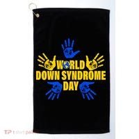 World Down Syndrome Day Hand Print Golf Towel thumb 0