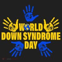 World Down Syndrome Day Hand Print Golf Towel thumb 3