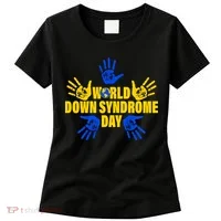 World Down Syndrome Day Hand Print Women's T-Shirt thumb 0