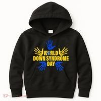 World Down Syndrome Day Hand Print Kids Hoodie thumb 0