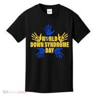 World Down Syndrome Day Hand Print Kids T-Shirt thumb 0