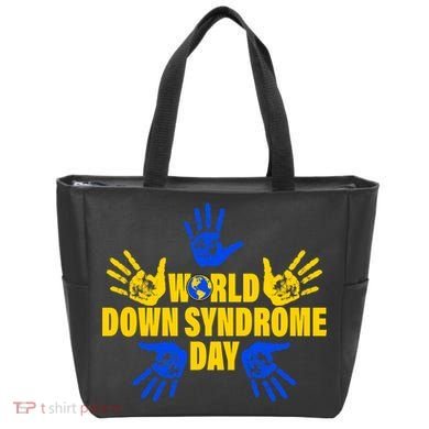 World Down Syndrome Day Hand Print Tote Bag
