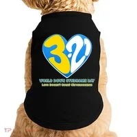 World Down Syndrome Day Love Doesn't Count Chromosomes Doggie Tank thumb 0