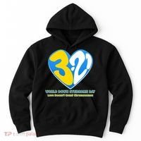 World Down Syndrome Day Love Doesn't Count Chromosomes Hoodie thumb 0