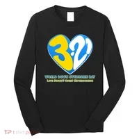 World Down Syndrome Day Love Doesn't Count Chromosomes Long Sleeve Shirt thumb 0