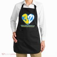World Down Syndrome Day Love Doesn't Count Chromosomes Apron thumb 2