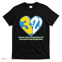 World Down Syndrome Day Love Doesn't Count Chromosomes T-Shirt thumb 0
