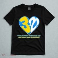 World Down Syndrome Day Love Doesn't Count Chromosomes T-Shirt thumb 5
