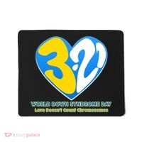 World Down Syndrome Day Love Doesn't Count Chromosomes Mousepad thumb 0