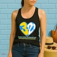 World Down Syndrome Day Love Doesn't Count Chromosomes Women's Tank Top thumb 2