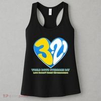 World Down Syndrome Day Love Doesn't Count Chromosomes Women's Tank Top thumb 3