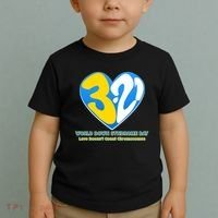 World Down Syndrome Day Love Doesn't Count Chromosomes Toddler T-Shirt thumb 2