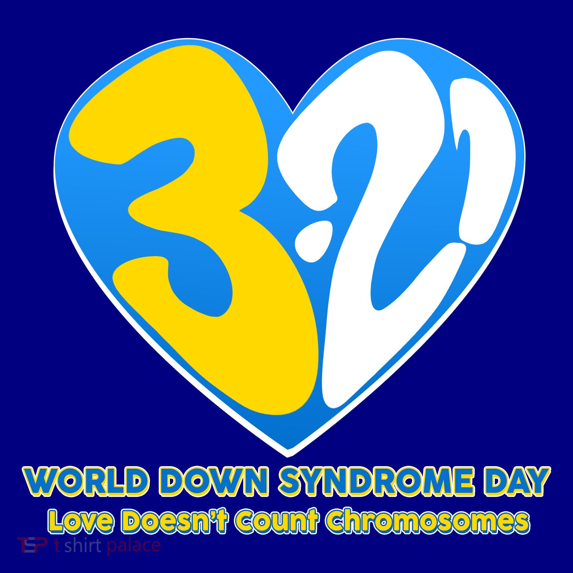 World Down Syndrome Day Love Doesn't Count Chromosomes Coffee Mug