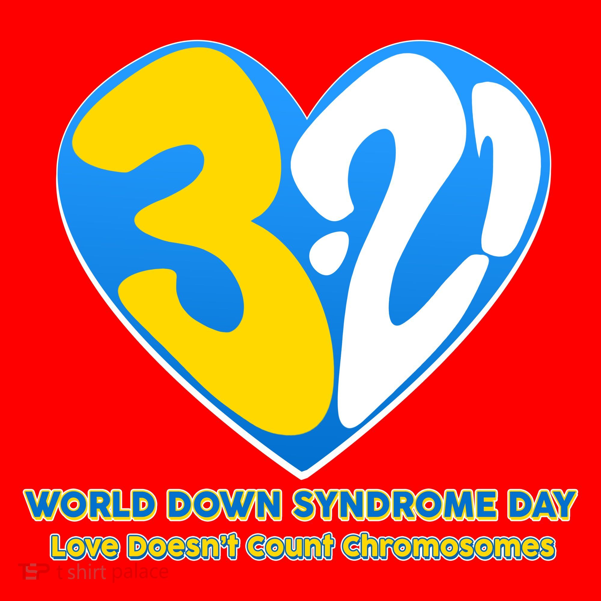 World Down Syndrome Day Love Doesn't Count Chromosomes Santa Hat