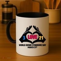 World Down Syndrome Day March 21 Coffee Mug thumb 4