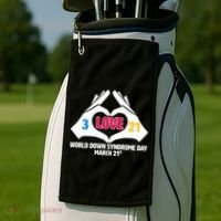 World Down Syndrome Day March 21 Golf Towel thumb 2