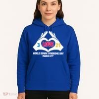 World Down Syndrome Day March 21 Hoodie thumb 5