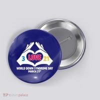 World Down Syndrome Day March 21 Button thumb 0