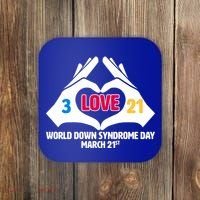 World Down Syndrome Day March 21 Coaster thumb 0
