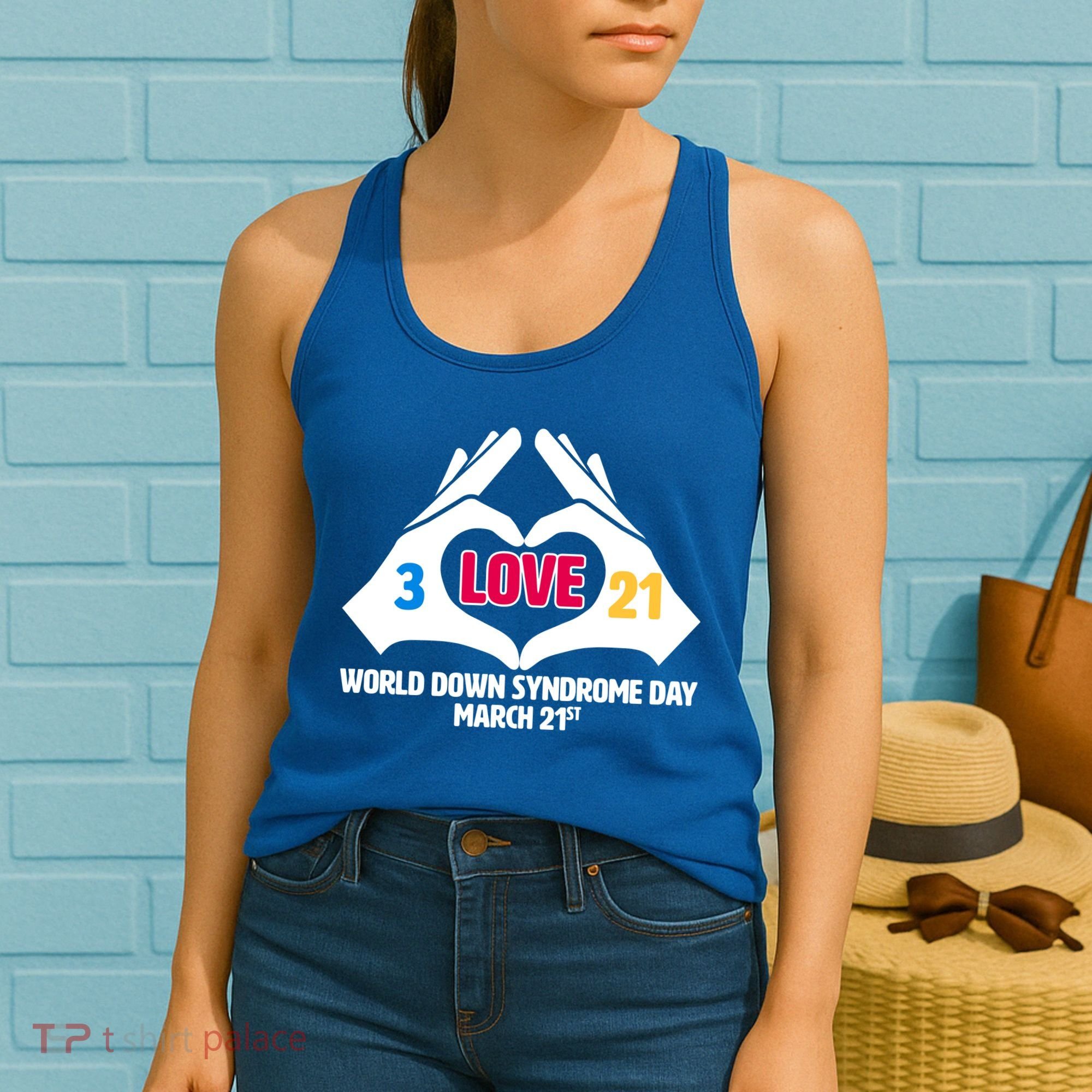 World Down Syndrome Day March 21 Women's Tank Top