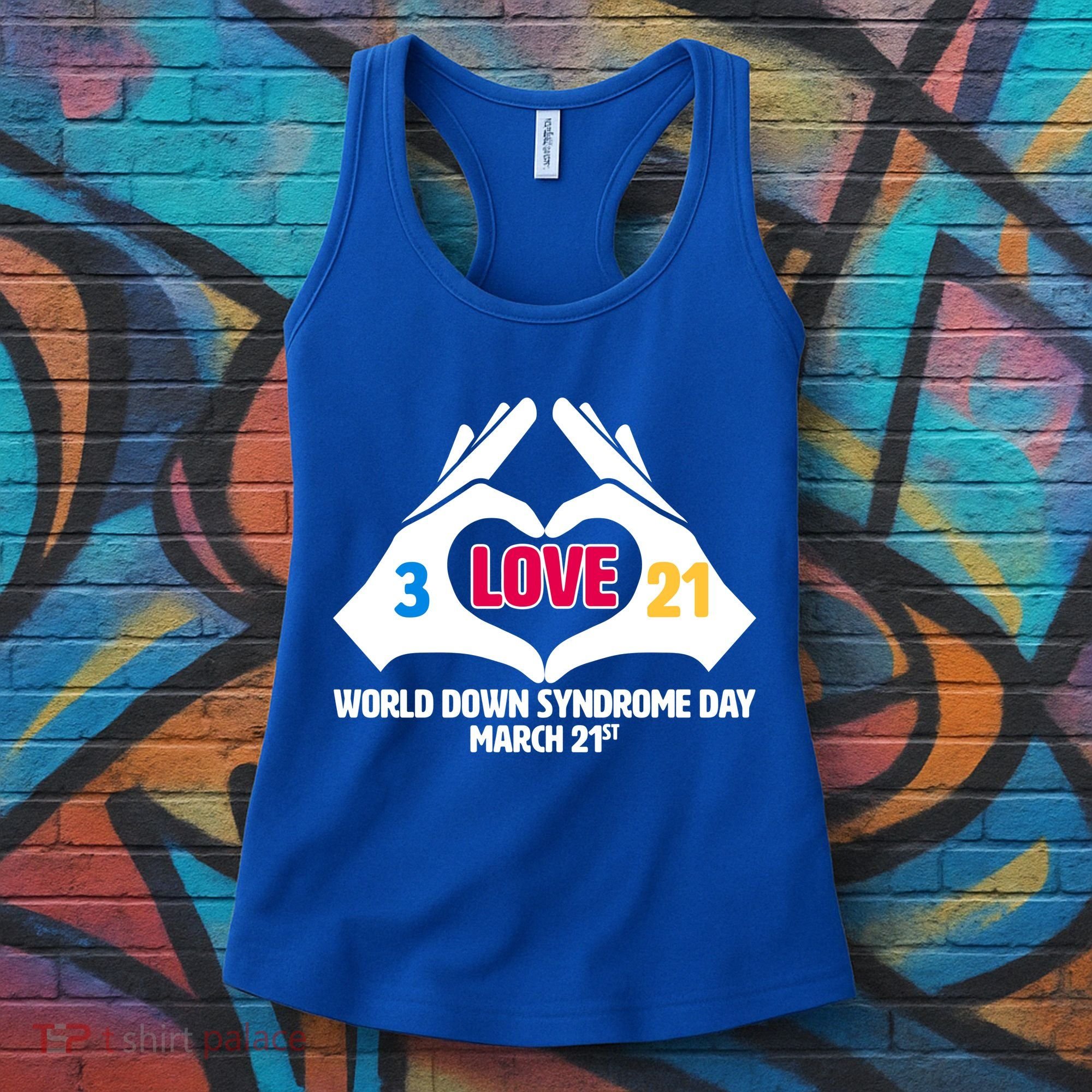 World Down Syndrome Day March 21 Women's Tank Top