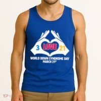 World Down Syndrome Day March 21 Tank Top thumb 3