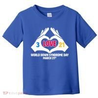 World Down Syndrome Day March 21 Toddler T-Shirt thumb 0