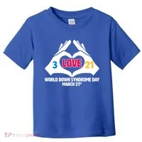 World Down Syndrome Day March 21 Toddler T-Shirt thumb 0