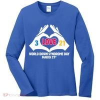 World Down Syndrome Day March 21 Women's Long Sleeve Shirt thumb 0