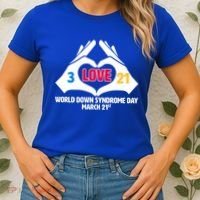 World Down Syndrome Day March 21 Women's T-Shirt thumb 2