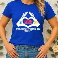 World Down Syndrome Day March 21 Women's T-Shirt thumb 2