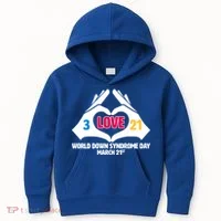 World Down Syndrome Day March 21 Kids Hoodie thumb 0
