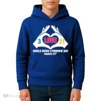 World Down Syndrome Day March 21 Kids Hoodie thumb 4