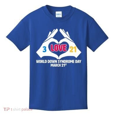 World Down Syndrome Day March 21 Kids T-Shirt